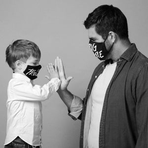 DOPPELPACK - Kindermaske und Erwachsenenmaske - Big Trouble - Little Trouble